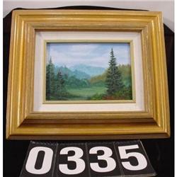 Framed Oil On Board By Edna Hudson