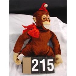 Stuffed Monkey with Wire Limbs