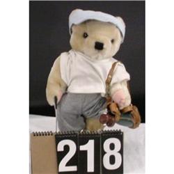 Golfing Stuffed Bear