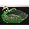 Image 2 : Vaseline Glass Swan