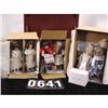 Image 1 : Three Ashton-Drake Dolls Sets and Shelf