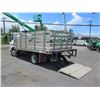 Image 2 : 2010 Isuzu Stakebed Truck with Lift Gate, Lic. 969HDR, Starts & Runs, Needs Repair (See Video)