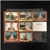 Image 1 : 1955 BASEBALL CARD LOT