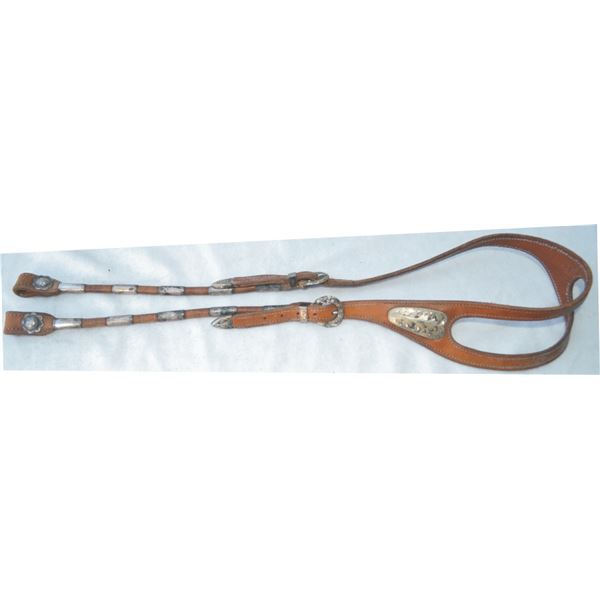 CMS silver mounted headstall