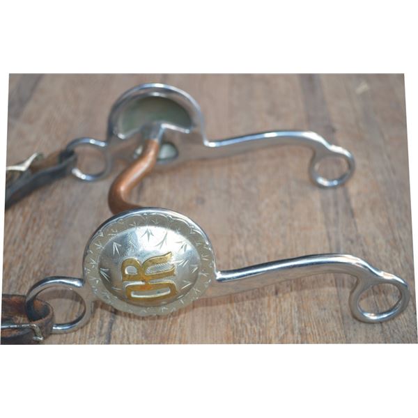 grazing bit with silver concho