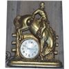 Image 1 : bronze bucking horse clock
