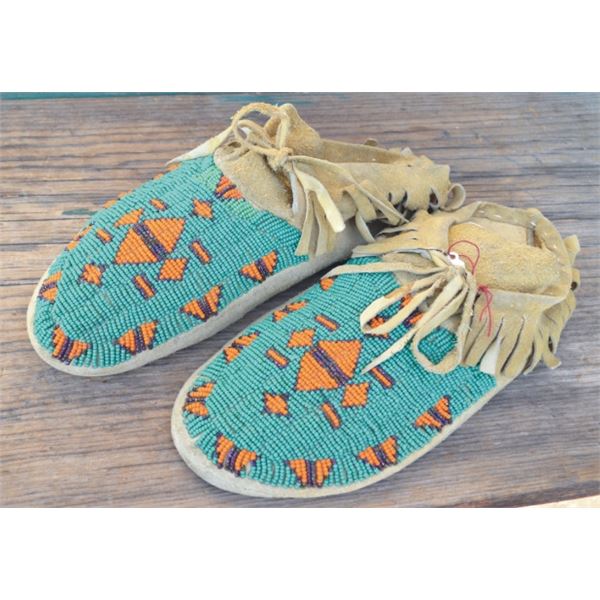 Yakima beaded moccasins