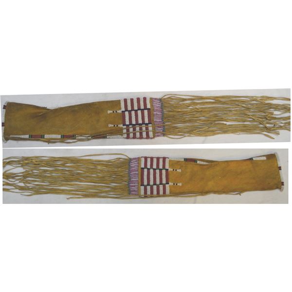 Arapaho style beaded & quill pipe bag