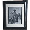 Image 1 : John Wayne movie photo autographed and framed