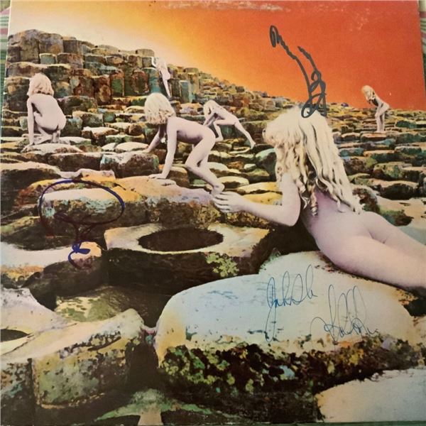 Signed Led Zeppelin Houses Of The Holy Album