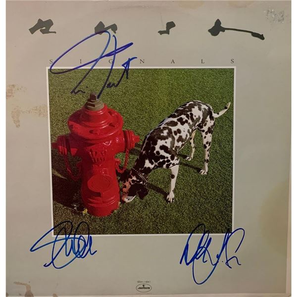 Signed Rush Signals Album Cover