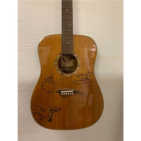 Signed Led Zeppelin Acoustic Guitar