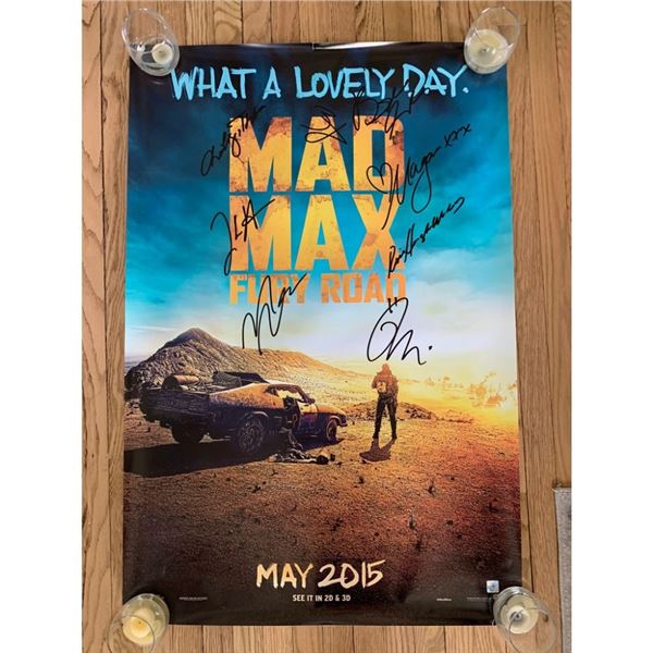 Signed Mad Max Fury Road Movie Poster