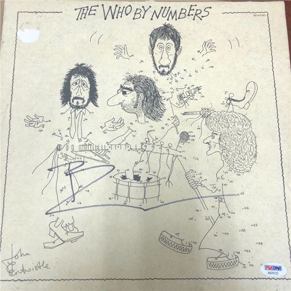 Signed The Who By Numbers Album Cover