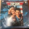 Image 1 : Signed Top Gun Soundtrack Album Cover