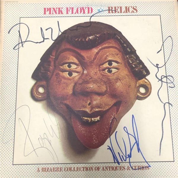 Signed Pink Floyd Relics Album Covwer