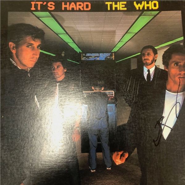 Signed The Who It's Hard Album Cover