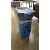Image 1 : 7 SMALL TOTES W/ LIDS
