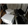 Image 2 : 4 plastic waterproof containers and lot of black plastic bags