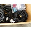 Image 4 : Box of extension cord and electrical cords