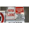 Image 2 : 4 METAL PARKING SIGNS