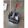 Image 2 : ROLLING MOP BUCKET WITH MOP AND WRINGER