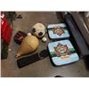 Image 1 : SPEED BAG, RAWLINGS BASEBALL GLOVE, WEIGHT BELT, SOCCER BALL AND TIM HORTONS STADIUM SEAT CUSHIONS