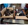 Image 1 : 2 BOXES OF SHOES AND BELTS