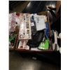 Image 3 : 2 TRAYS OF NEW ITEMS, FACE SHIELDS, DECORATIONS, ETC