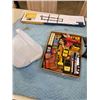 Image 1 : TRAY OF VINTAGE TOY CARS AND IVORY WARE PLATES
