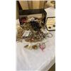 Image 3 : Box of various jewelry