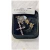Image 8 : LOT OF 925 JEWELLERY IN WOOD JEWELLERY BOX