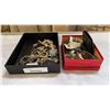 Image 1 : 2 Trays of various jewelry