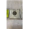 Image 2 : 1942 CANADIAN SILVER 50 CENT .800 SILVER AND 1942 TOMBAC 5 CENT 1942 NICKEL 5 CENT