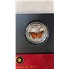 Image 3 : 2005 CANADIAN BUTTERFLY COLLECTION "MONARCH" 50 CENT COIN .925 SILVER