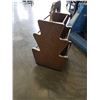 Image 2 : WOOD MAGAZINE RACK