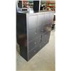 Image 2 : LARGE CUBICAL SHELF WITH 16 DOORS - 59 INCHES TALL X 59 1/2 INCHES WIDE X 15 1/2 INCHES DEEP
