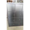 Image 3 : LARGE CUBICAL SHELF WITH 16 DOORS - 59 INCHES TALL X 59 1/2 INCHES WIDE X 15 1/2 INCHES DEEP