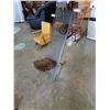 Image 5 : HEAVY METAL DESIGNER CHAIR WITH LEOPARD PRINT CUSHION AND HEADREST