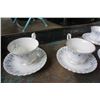 Image 9 : MEMORY LANE ROYAL ALBERT TEAPOT, CUPS AND SAUCERS, CREAM AND SUGAR WITH TRAY AND CAKE PLATE