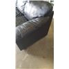 Image 3 : BLACK LEATHER SOFA