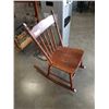 Image 3 : WOOD KIDS ROCKING CHAIR