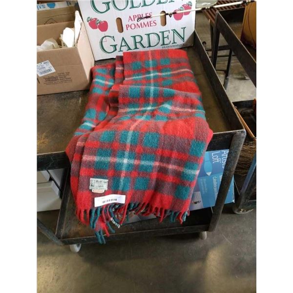 MAC GREGOR CLAN TARTAN AYERS PURE WOOL BLANKET