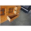 Image 8 : PROGRESSIVE FURNITURE 8 DRAWER DRESSER WITH MIRROR, METAL BANDING, RUSTIC