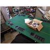 Image 2 : POKER TABLE TOP AND BOX OF POKER CHIPS