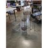 Image 1 : 4 tier metal and woven stand with metal swinging baskets