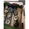 Image 2 : TRAY OF BRASS HORSE MEDALIONS