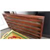 Image 2 : LOT OF SERVING TRAYS, MODEL TRAIN DISPLAY RACK, 2 PRINTS