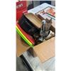 Image 2 : 2 BOXES OF KITCHEN ITEMS, MUGS AND TEAPOT, CUTTING BOARDS