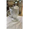 Image 8 : VINTAGE SODA SET, DEPRESSION GLASS IRIS PATTERN PITCHER AND 4 GLASSES